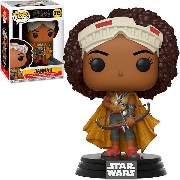Funko Pop Star Wars Rise Of - Skywalker Jannah #315 Vinil 9,5 cm Oficial Funko