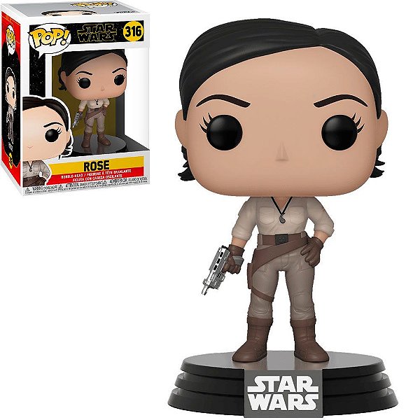 Funko Pop Star Wars Rise Of - Skywalker Rose #316 Vinil 9,5 cm Oficial Funko