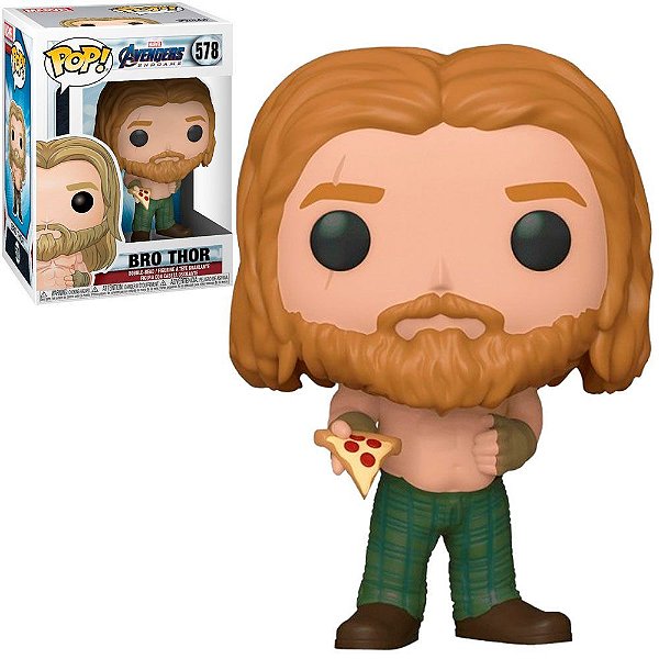 Funko Pop Marvel Avengers Endgame Thor - Bro W/Can #578 Vinil 9,5 cm Oficial Funko