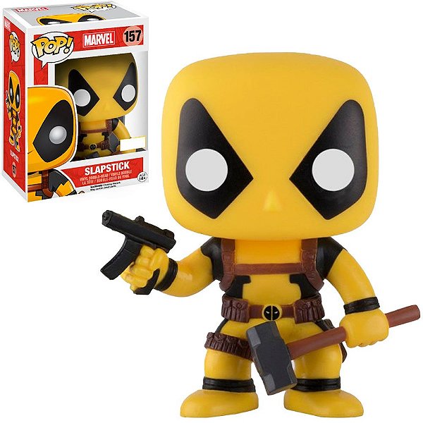 Funko Pop Marvel Deadpool - Deadpool Slapstick #157 Vinil 9,5 cm Oficial Funko