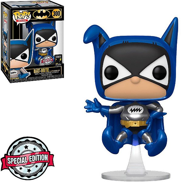 Funko Pop Heroes Batman 80Th - Bat-Mite Metalic #300 Vinil 9,5 cm Oficial Funko