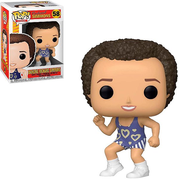 Funko Pop Richard Simmons Dancing - Richard Simmons #58 Vinil 9,5 cm Oficial Funko