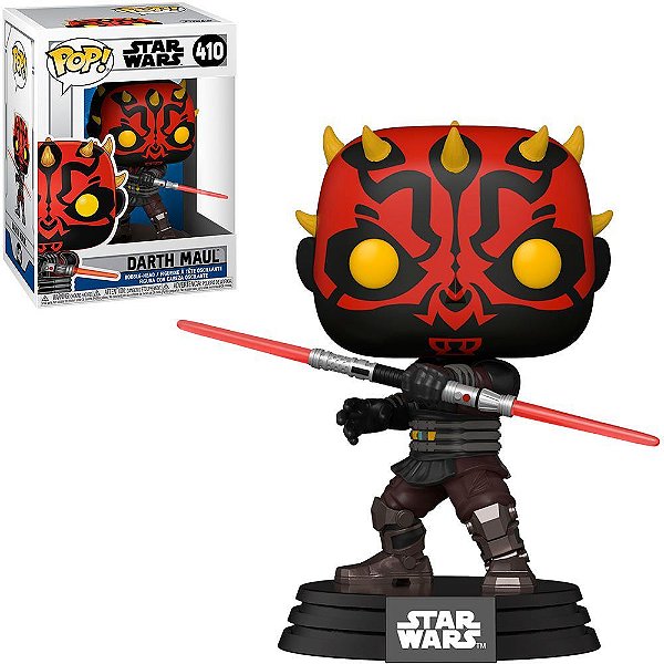 Funko Pop Star Wars Clone Wars 2 - Darth Maul #410 Vinil 9,5 cm Oficial Funko