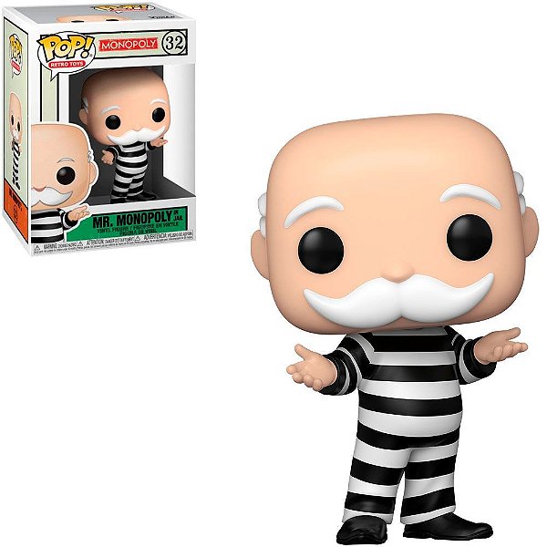 Funko Pop Monopoly - Mr.Monopoly #32 Vinil 9,5 cm Oficial Funko
