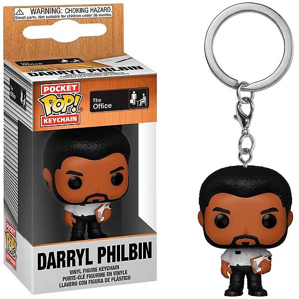 Funko Pop Keychain The Office - Darryl Philbin #51614 Vinil 9,5 cm Oficial Funko