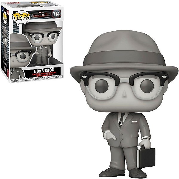 Funko Pop Marvel Wanda Vision - 50S Vision #714 Vinil 9,5 cm Oficial Funko