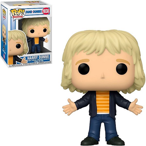 Funko Pop Dumb And Dumber Harry - Dunne Casual #1038 Vinil 9,5 cm Oficial Funko