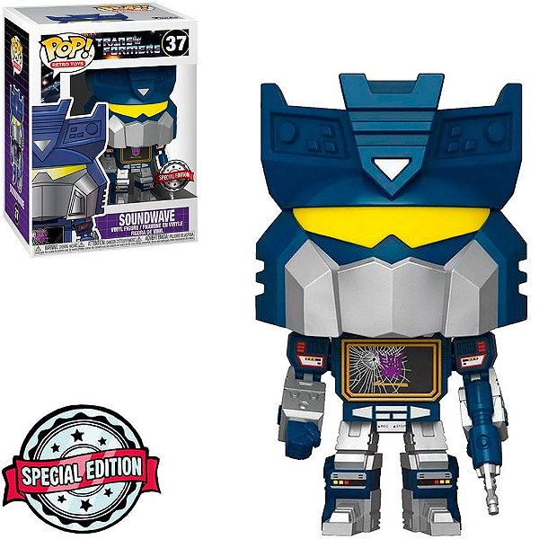 Funko Pop Transformers - Soundwave Siege #37 Vinil 9,5 cm Oficial Funko