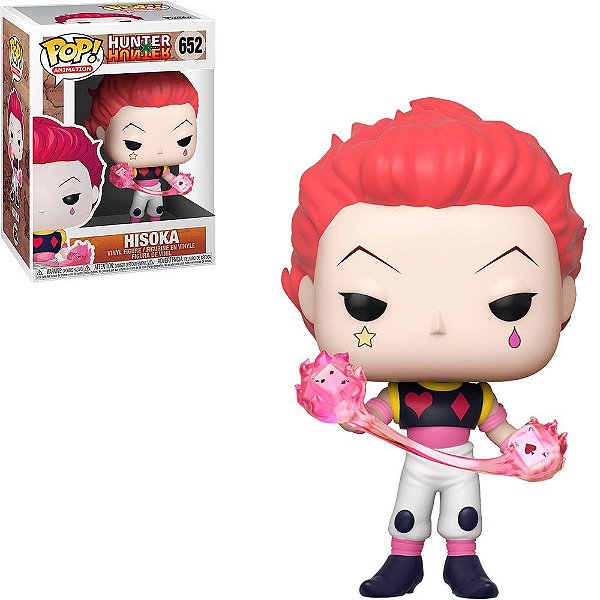 Funko Pop Hunter X - Hunter Hisoka #652 Vinil 9,5 cm Oficial Funko
