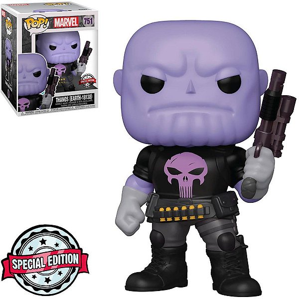 Funko Pop Marvel Thanos - Punisher Ex #751 Vinil 9,5 cm Oficial Funko