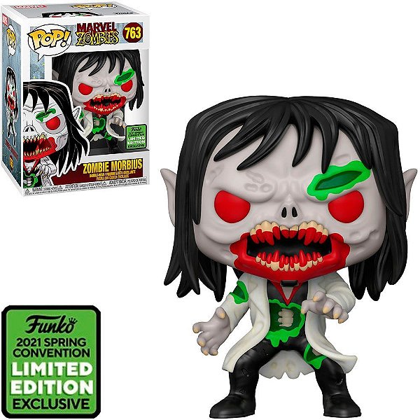 Funko Pop Marvel - Zombies Morbius #763 Vinil 9,5 cm Oficial Funko