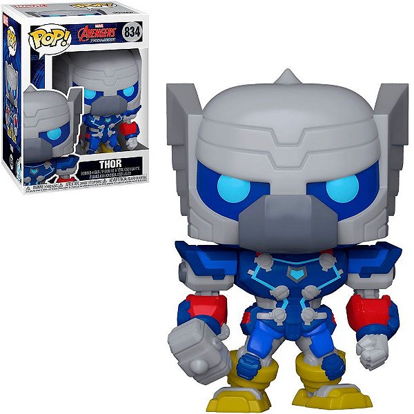 Funko Pop Marvel Avengers - Mech Thor #834 Vinil 9,5 cm Oficial Funko