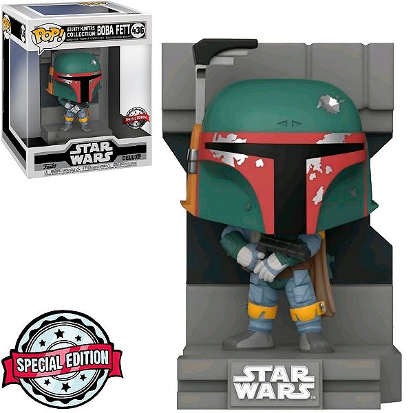 Funko Pop Star Wars Bounty Hunters - Boba Fett #436 Vinil 9,5 cm Oficial Funko