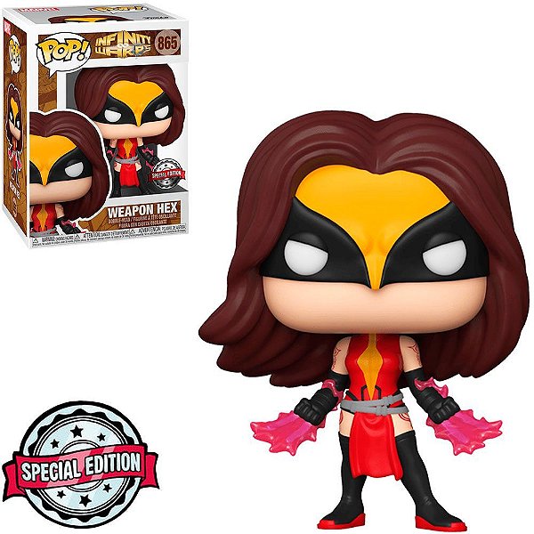 Funko Pop Marvel Infinity Warps - Weapon Hex #865 Vinil 9,5 cm Oficial Funko