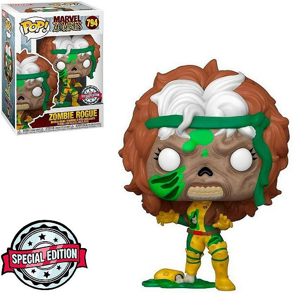 Funko Pop Marvel - Zombies Rogue #794 Vinil 9,5 cm Oficial Funko