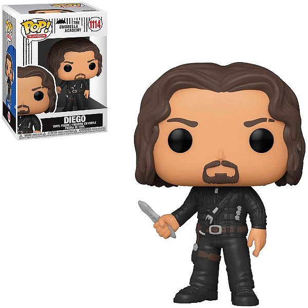 Funko Pop The Umbrella - Academy Diego (Temporada 2) #1114 Vinil 9,5 cm Oficial Funko