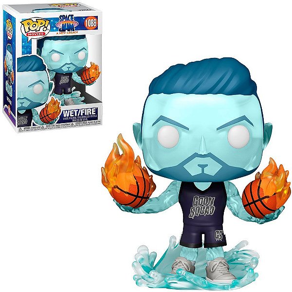 Funko Pop Space Jam - Legacy Wet/Fire #1088 Vinil 9,5 cm Oficial Funko