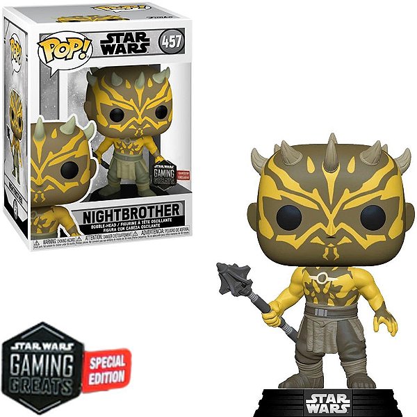 Funko Pop Star Wars Jedi Fallen - Order Nightbrother #457 Vinil 9,5 cm Oficial Funko