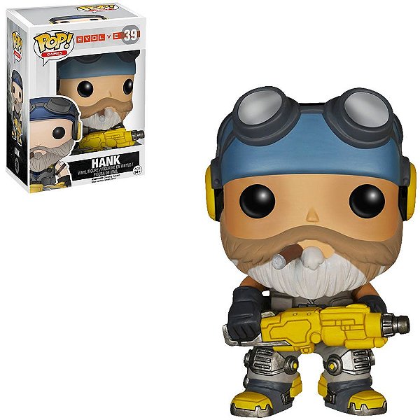 Funko Pop Evolve - Hank #39 Vinil 9,5 cm Oficial Funko