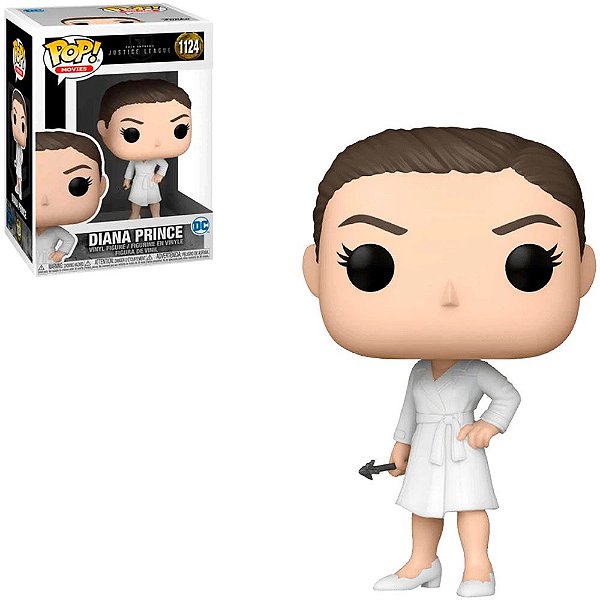 Funko Pop Justice League 2 - Diana Prince #1124 Vinil 9,5 cm Oficial Funko
