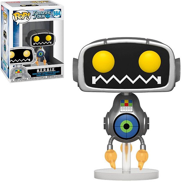 Funko Pop Marvel Fantastic Four - 4 H.E.R.B.I.E. #564 Vinil 9,5 cm Oficial Funko