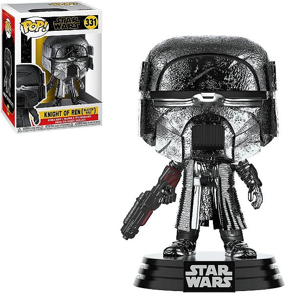 Funko Pop Star Wars Rise Of Sky.Knight Of Ren W/Blaster - Rifle Chro. #331 Vinil 9,5 cm Oficial F...
