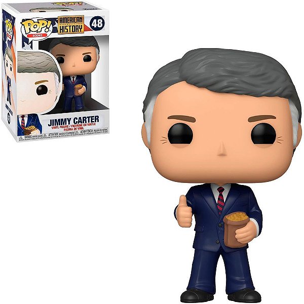 Funko Pop American Hystory - Jimmy Carter #48 Vinil 9,5 cm Oficial Funko