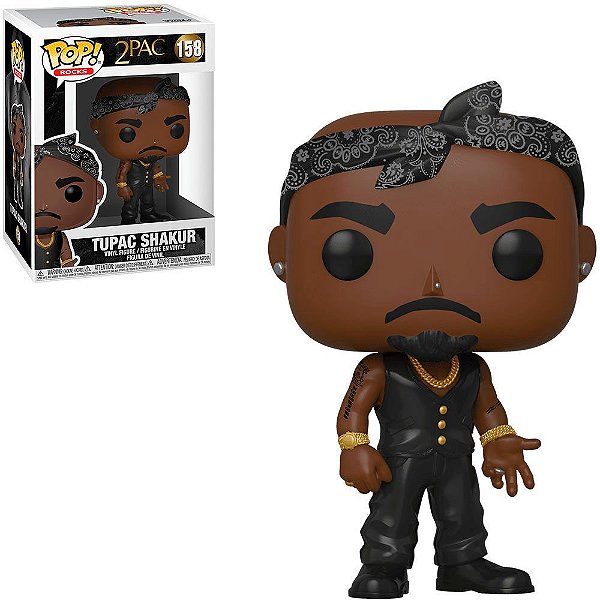 Funko Pop Rocks 2Pac - Tupac Shakur #158 Vinil 9,5 cm Oficial Funko