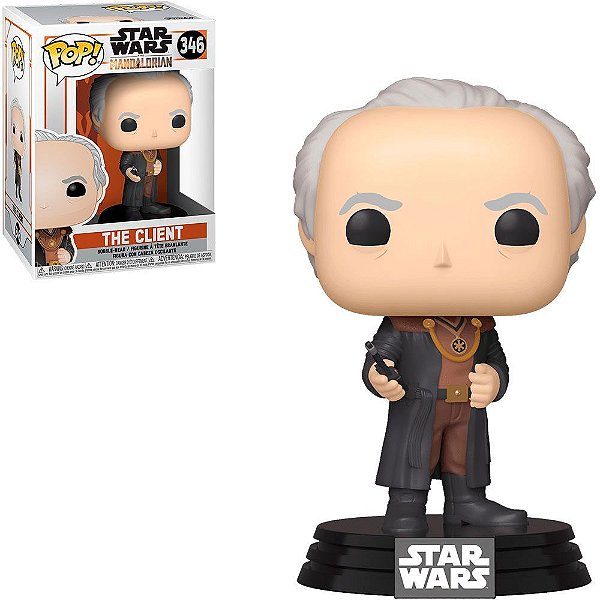 Funko Pop Star Wars Mandalorian - The Client #346 Vinil 9,5 cm Oficial Funko