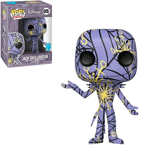 Funko Pop Disney Art Series - Jack Skellington #05 Vinil 9,5 cm Oficial Funko
