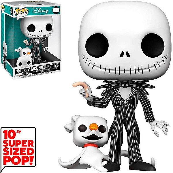 Funko Pop Disney Nbc Jack - Jack W/Zero #809 Vinil 9,5 cm Oficial Funko