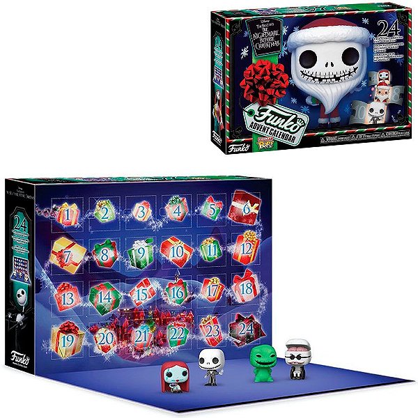 Funko Pop Pocket Calendar The Nightmare - Before Christmas #49668 Vinil 9,5 cm Oficial Funko