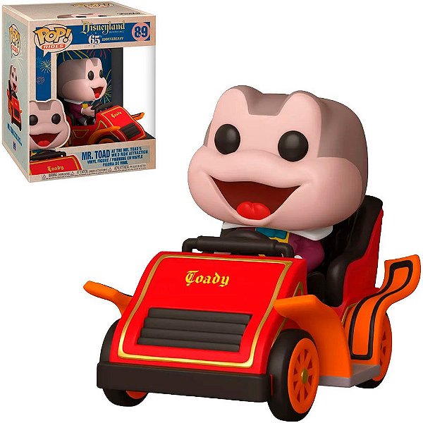 Funko Pop Disney 65Th - Mr.Toad W/Car #89 Vinil 9,5 cm Oficial Funko