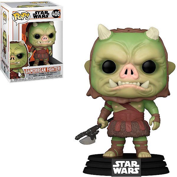 Funko Pop Star Wars Mandalorian - Gamorrean Fighter #406 Vinil 9,5 cm Oficial Funko