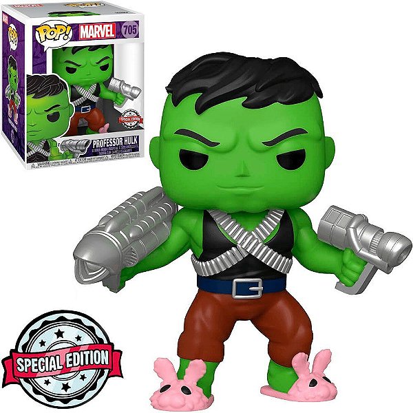 Funko Pop Marvel - Professor Hulk #705 Vinil 9,5 cm Oficial Funko