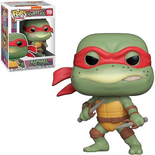 Funko Pop Turtles - Ninja Raphael #19 Vinil 9,5 cm Oficial Funko