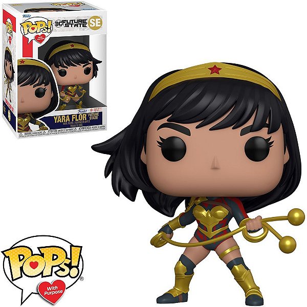 Funko Pop Heroes Future State Yara - Flor Se Vinil 9,5 cm Oficial Funko