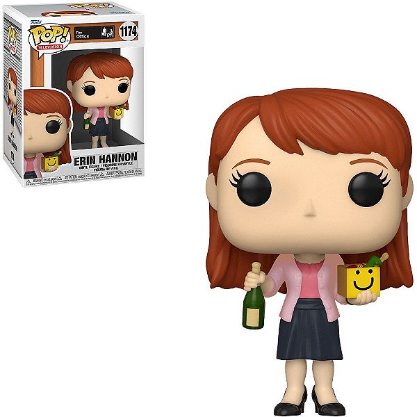Funko Pop The Office Erin - Hannon W/Champagne #1174 Vinil 9,5 cm Oficial Funko
