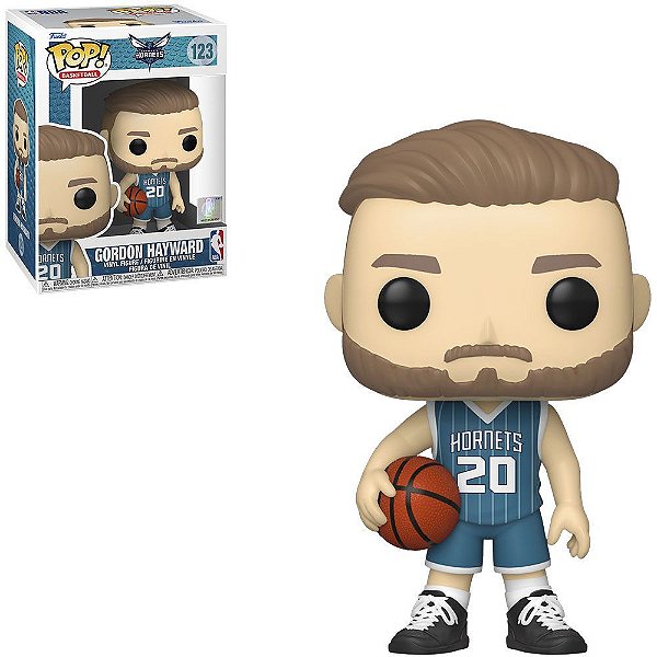 Funko Pop Nba - Gordon Hayward #123 Vinil 9,5 cm Oficial Funko