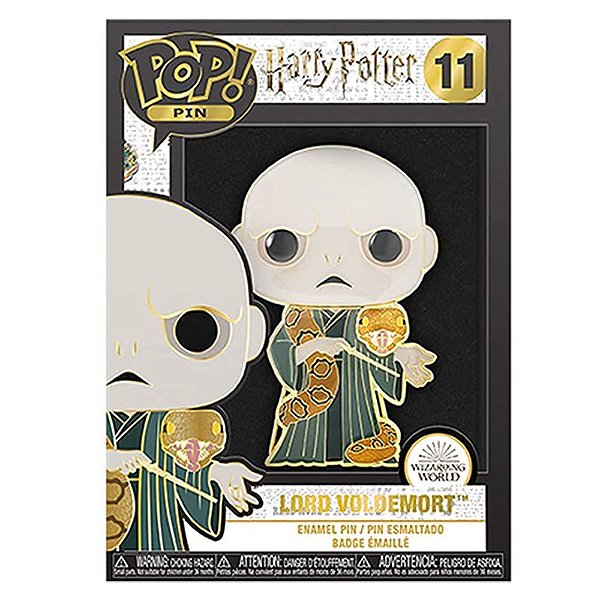 Funko Pop Pins.Harry Potter - Lord Voldemort #37487 Vinil 9,5 cm Oficial Funko