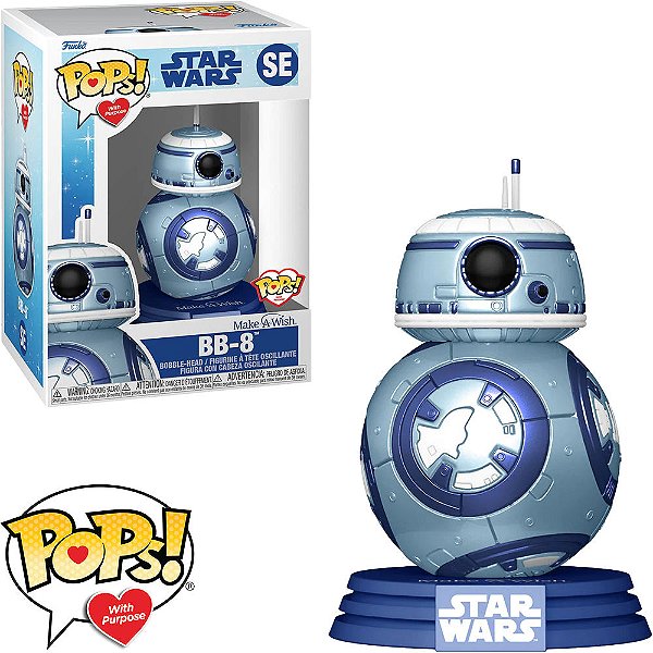 Funko Pop Star Wars Make A Wish - Bb-8 Se #63672 Vinil 9,5 cm Oficial Funko