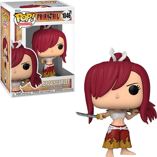 Funko Pop Fairy Tail - Erza Scarlet #1046 Vinil 9,5 cm Oficial Funko