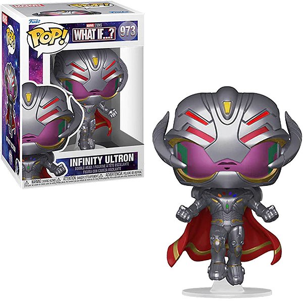 Funko Pop Marvel What Iff ? - Ultron Infinity (Temporada 3) #973 Vinil 9,5 cm Oficial Funko