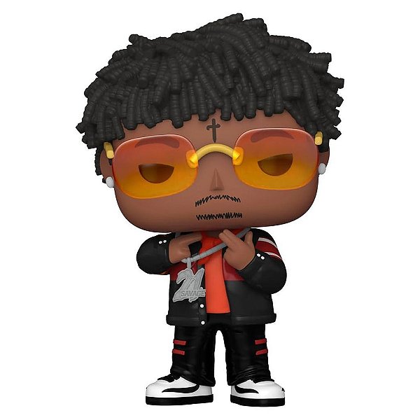 Boneco Funko Pop Rocks 21 Savage - 21 Savage #322