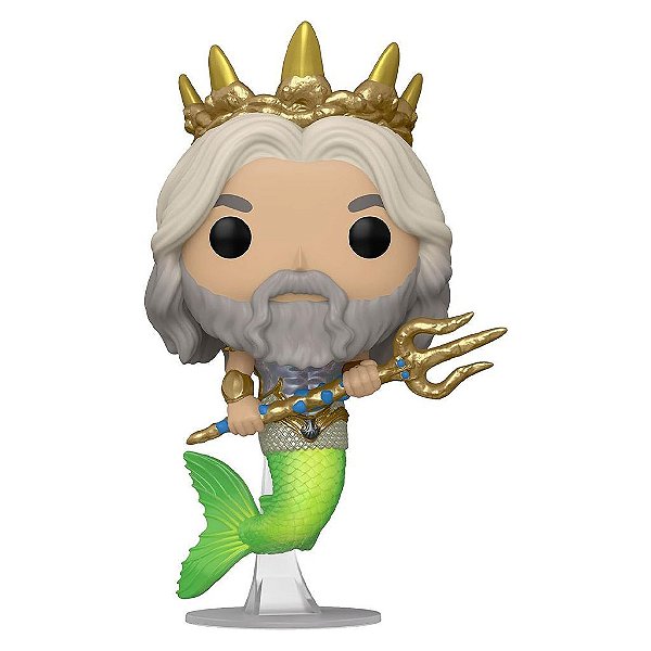 Boneco Funko Pop Disney Little Mermaid Movie - King Triton #1365