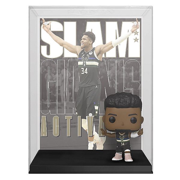 Boneco Funko Pop NBA Cover Slam Giannis - Antetokounmpo 15 #70627
