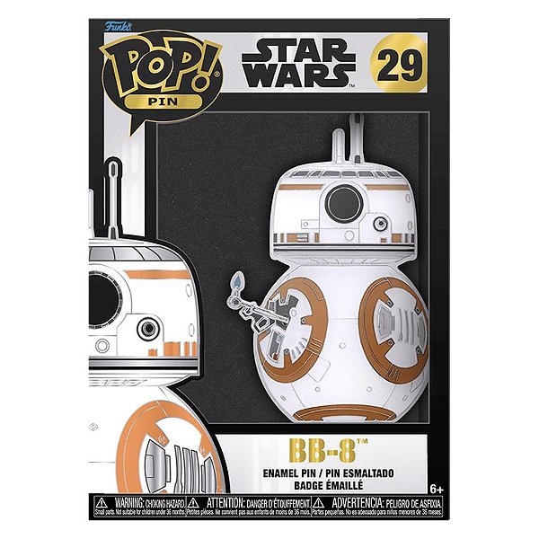 Boneco Funko Pop Pins.star - Wars Bb-8 #43703