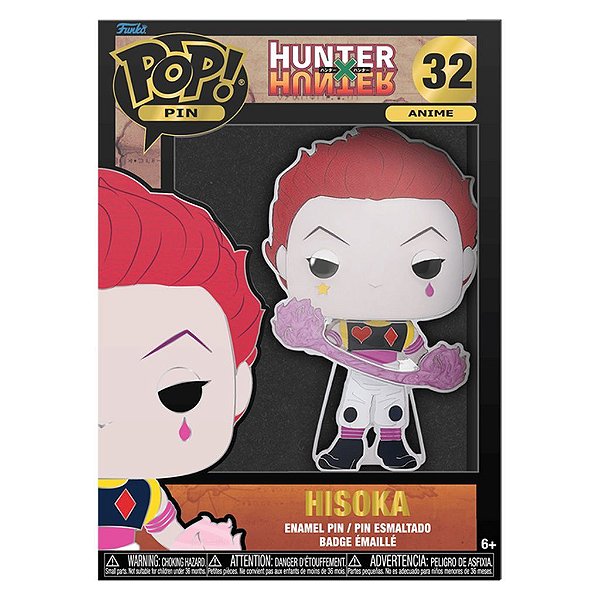 Boneco Funko Pop Pins.hunter X - Hunter Hisoka #44500