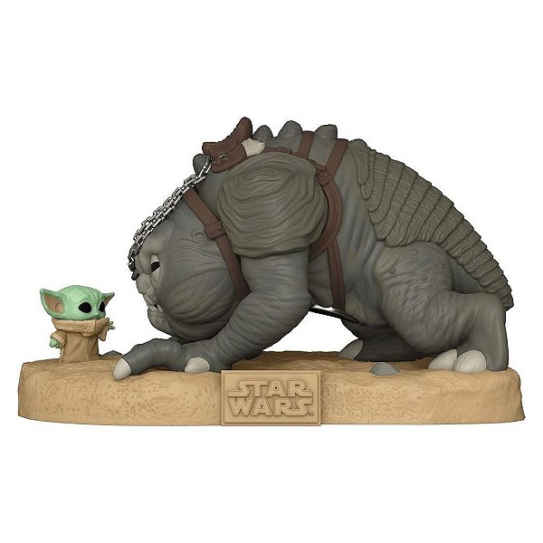 Boneco Funko Pop Star Wars Mandalorian - Grogu W/rancon #587