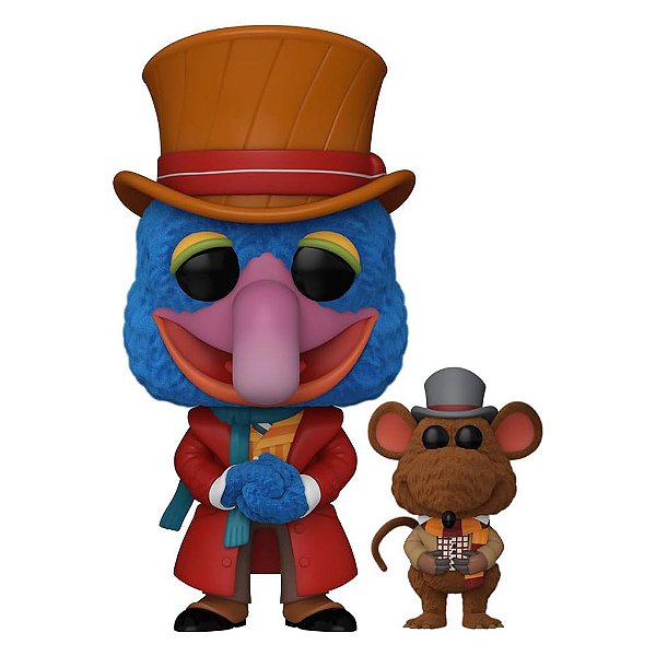 Boneco Funko Pop Disney The Muppet Charles Dickens - Rizzo Flocked #1456